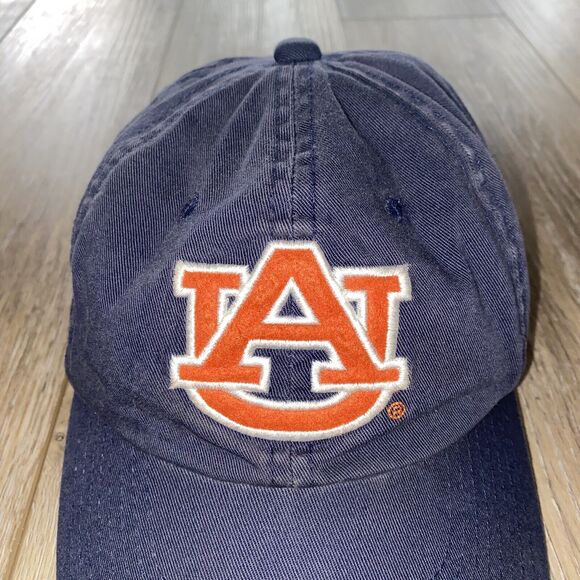 Navy Blue Orange Official Auburn Tigers Cotton Hat Cap Adjustable - Picture 3 of 12